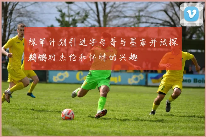 绿军计划引进字母哥与墨菲并试探鹈鹕对杰伦和怀特的兴趣